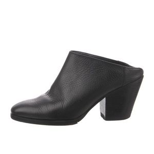 Rachel Comey Black Leather Mules